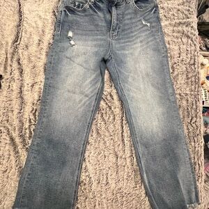 Stylish Light Blue Boyfriend Jeans